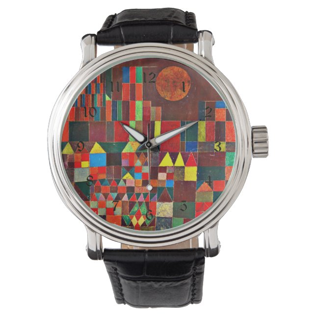 Klee - Kasteel en Zon Horloge (Voorkant)