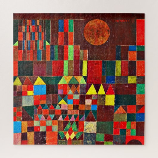 Klee - Kasteel en Zon Legpuzzel (Verticaal)