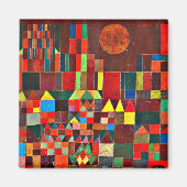 Klee - Kasteel en Zon, Magneet (Voorkant)