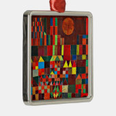 Klee - Kasteel en Zon Metalen Ornament (Rechts)