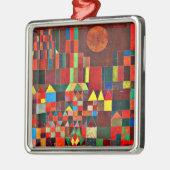 Klee - Kasteel en Zon Metalen Ornament (Links)