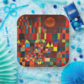 Klee - Kasteel en Zon Papieren Bordje (Feest)
