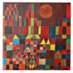 Klee - Kasteel en Zon Tegeltje