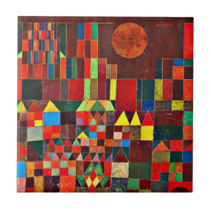 Klee - Kasteel en Zon Tegeltje