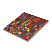 Klee - Kasteel en Zon Tegeltje (Zijkant)