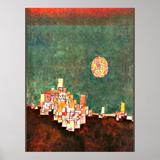 Klee - Keuze Site, abstract kunstwerk Poster (Voorkant)