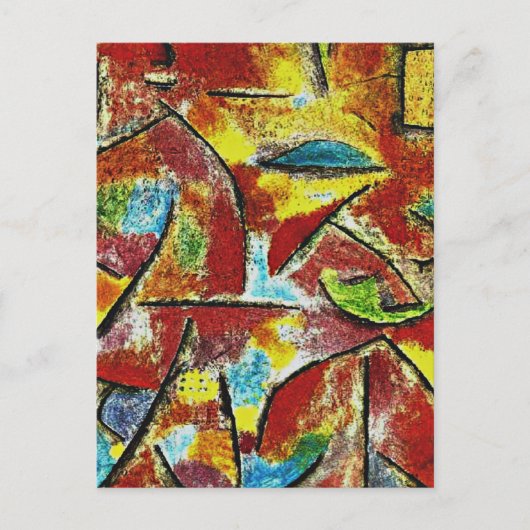 Klee - Kind en tante Briefkaart (Voorkant)