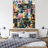 Klee - Kiosk Architectuur Canvas Afdruk (Insitu (Slaapkamer))