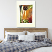 Klee - Kleine boom, abstracte kunst Canvas Afdruk (Insitu (Slaapkamer))