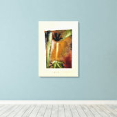 Klee - Kleine boom, abstracte kunst Canvas Afdruk (Insitu (Houten vloer))