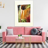 Klee - Kleine boom, abstracte kunst Canvas Afdruk (Insitu (Woonkamer))