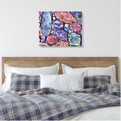 Klee - Kleurrijk bos, beroemd schilderij Canvas Afdruk (Insitu (Slaapkamer))