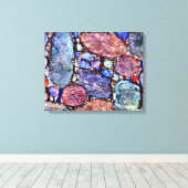 Klee - Kleurrijk bos, beroemd schilderij Canvas Afdruk (Insitu (Houten vloer))