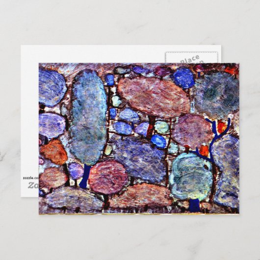 Klee - Kleurrijk bos Briefkaart (Voorkant / Achterkant)