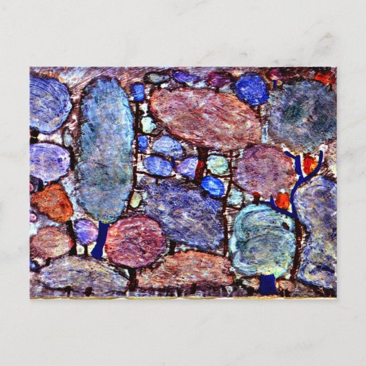 Klee - Kleurrijk bos Briefkaart (Voorkant)