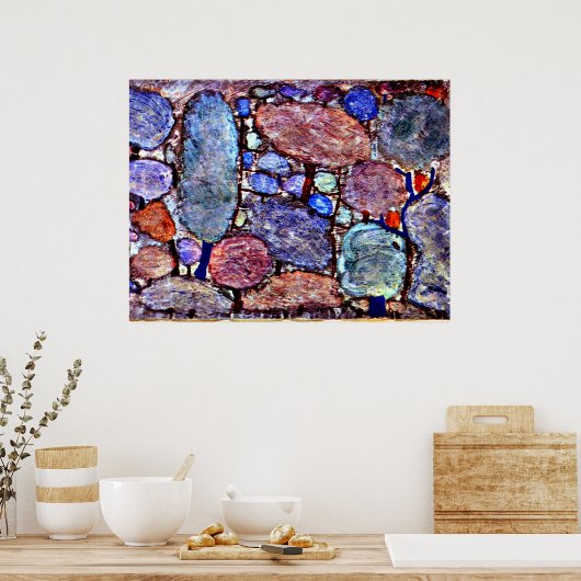 Klee - Kleurrijk bos Poster (Keuken)