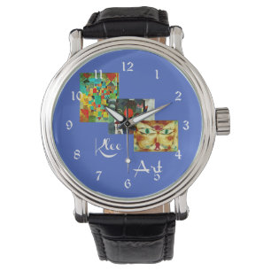 Klee - Kleurrijke collage Horloge