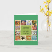 Klee - Kleurrijke Collage Kaart (Gele Bloem)