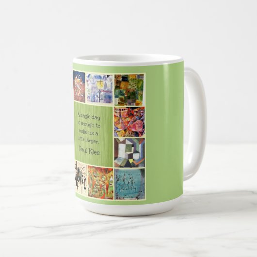 Klee - Kleurrijke collage Koffiemok (Voorkant rechts)