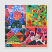 Klee - Kleurrijke collage met citaat (Voorkant)