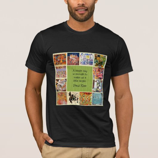 Klee - Kleurrijke collage T-shirt (Voorkant)