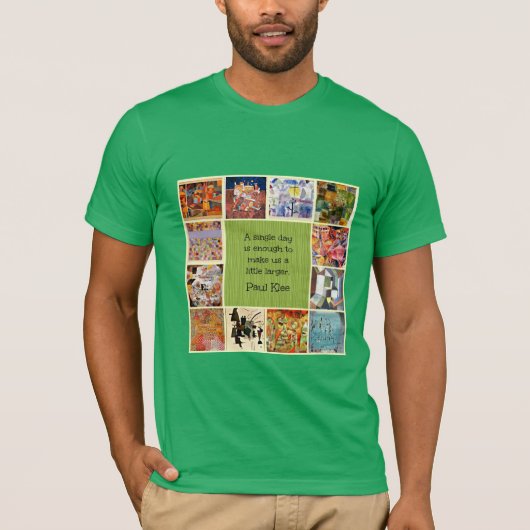 Klee - Kleurrijke collage T-shirt (Voorkant)