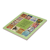 Klee - Kleurrijke Collage Tegeltje (Zijkant)
