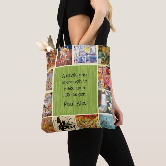 Klee - Kleurrijke Collage Tote Bag (Dichtbij)