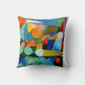 Klee - Kleurvormen, beroemd schilderij, Kussen (Achterkant)