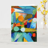 Klee - Kleurvormen Kaart (Gele Bloem)