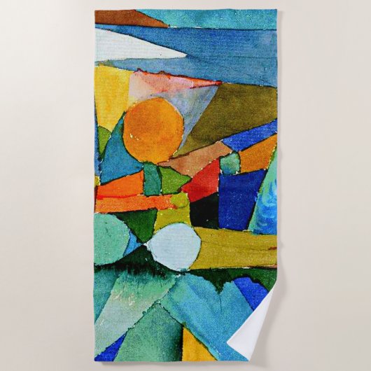 Klee - Kleurvormen Strandlaken (Voorkant)