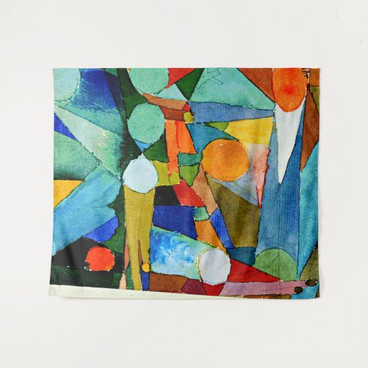 Klee - Kleurvormen Wandkleed (Voorkant (horizontaal))