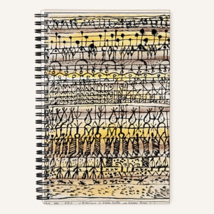 Klee Koelende Tuin Abstract Notitieboek