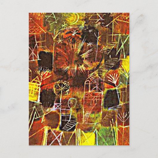 Klee - Kosmische Compositie, Briefkaart (Voorkant)