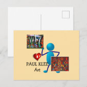 Klee - Kunst van Paul Klee Briefkaart (Voorkant / Achterkant)