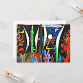 Klee - Landschap met Gele Vogels Kaart (Voorkant / Achterkant in situ)