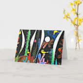 Klee - Landschap met Gele Vogels Kaart (Gele Bloem)