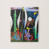 Klee - Landschap met gele vogels Legpuzzel (Verticaal)