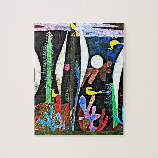 Klee - Landschap met gele vogels Legpuzzel (Verticaal)