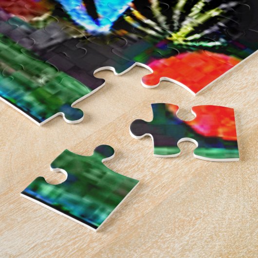 Klee - Landschap met gele vogels Legpuzzel (Zijkant)