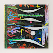 Klee - Landschap met gele vogels Legpuzzel (Horizontaal)