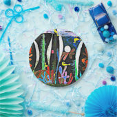 Klee - Landschap met Gele Vogels Papieren Bordje (Feest)