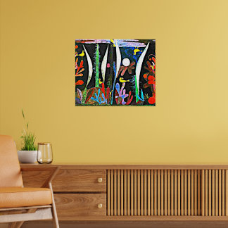 Klee - Landschap met Gele Vogels Poster