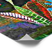 Klee - Landschap met gele vogels Poster (Hoek)