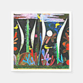 Klee - Landschap met gele vogels Servet (Voorkant)