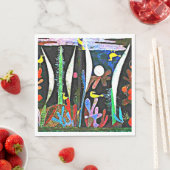 Klee - Landschap met gele vogels Servet (Insitu)