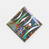 Klee - Landschap met gele vogels Servet (Hoek)