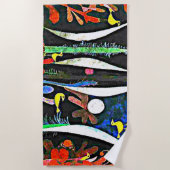 Klee - Landschap met gele vogels Strandlaken (Voorkant)