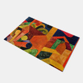 Klee - Landschap met Vlaggen Deurmat (Schuin)