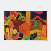 Klee - Landschap met Vlaggen Deurmat (Voorkant)